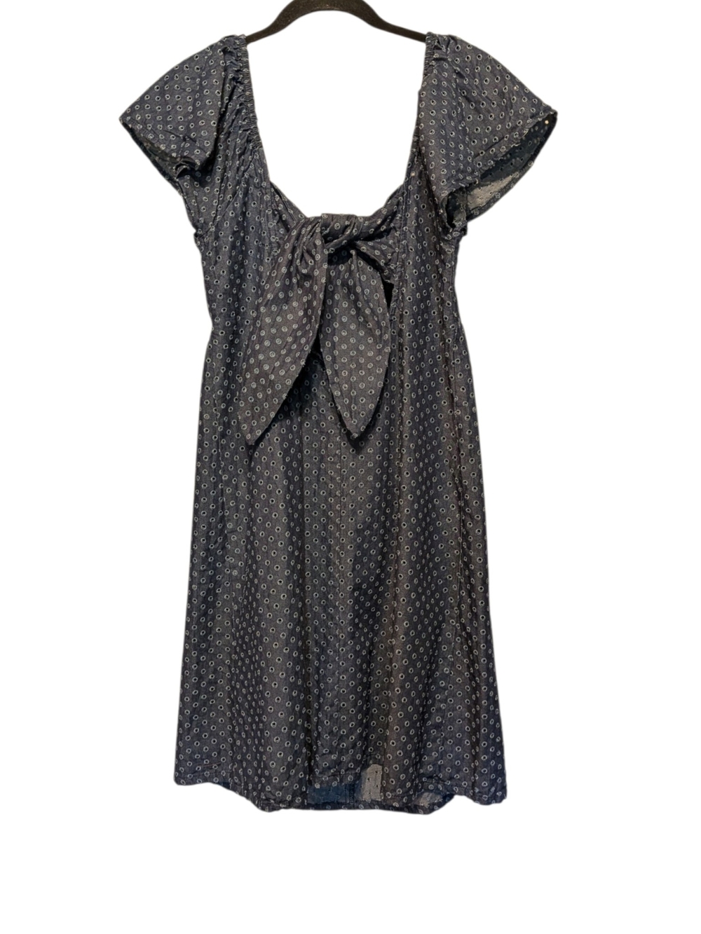 Printed Mini Dress with Ruffle Straps - Picture 2 of 7